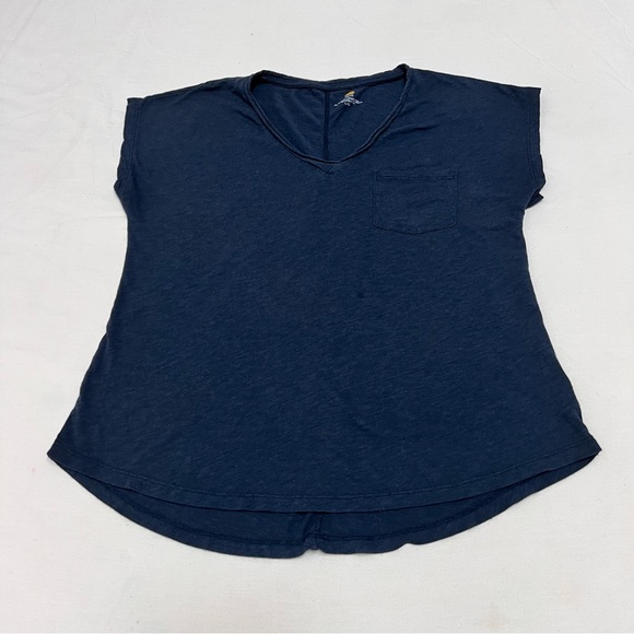 C&C California Dusted Navy Short Sleeve Tee - Picture 2 of 5